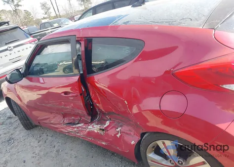 2016 Hyundai Veloster from USA, damaged, VIN KMHTC6AD1GU29214